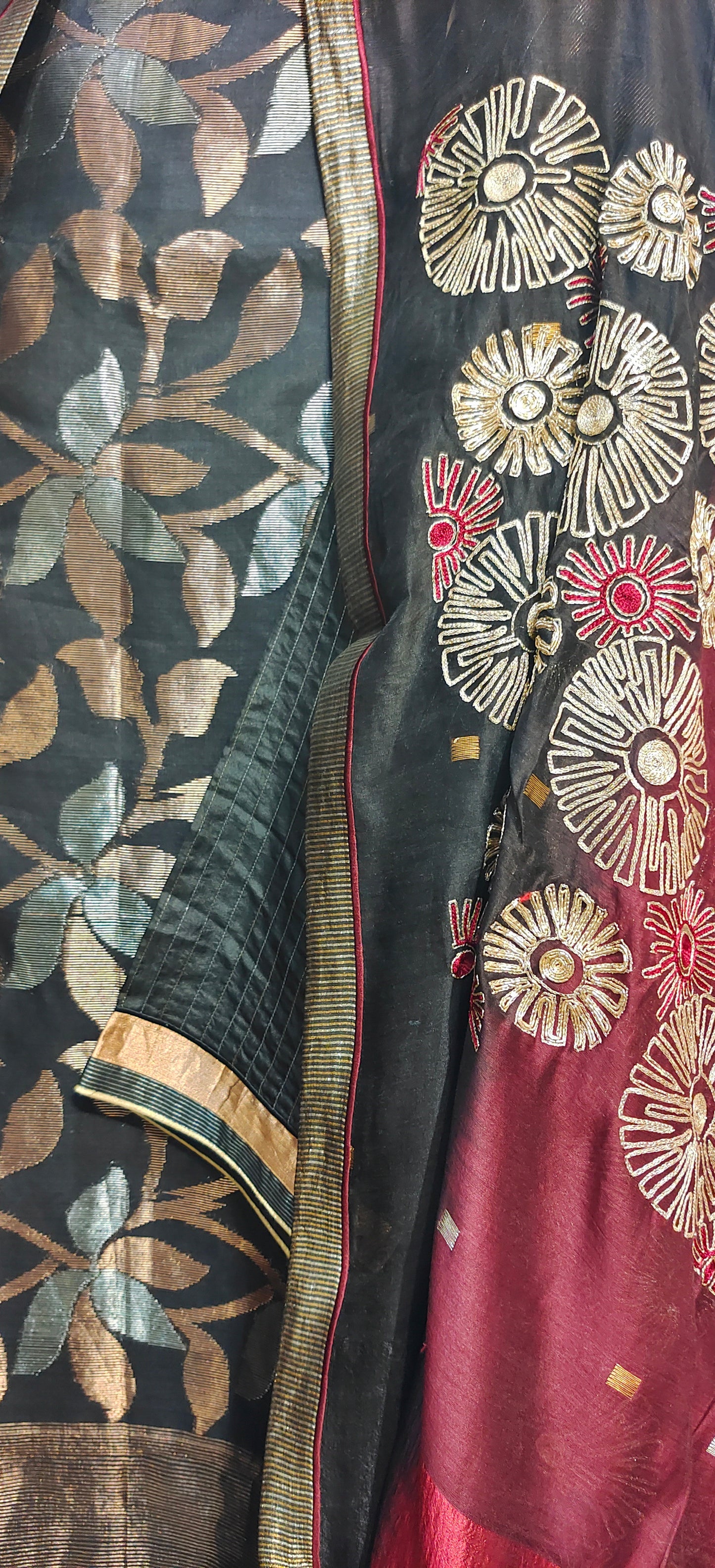 Semi Stitched Formal Chanderi Suitset