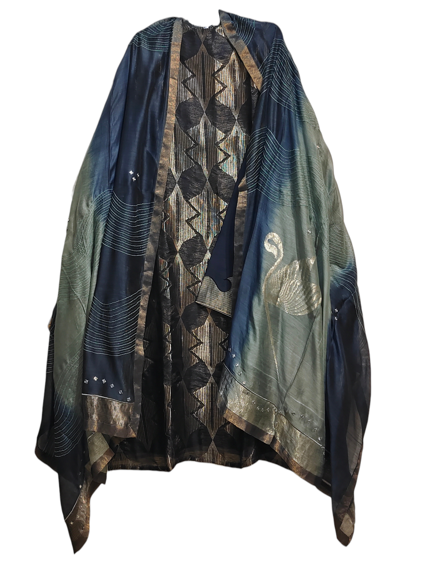 Semi Stitched Formal Chanderi Suitset