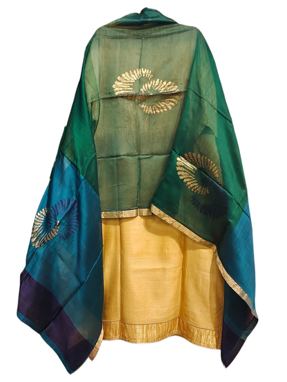 Semi Stitched Formal Chanderi Suitset