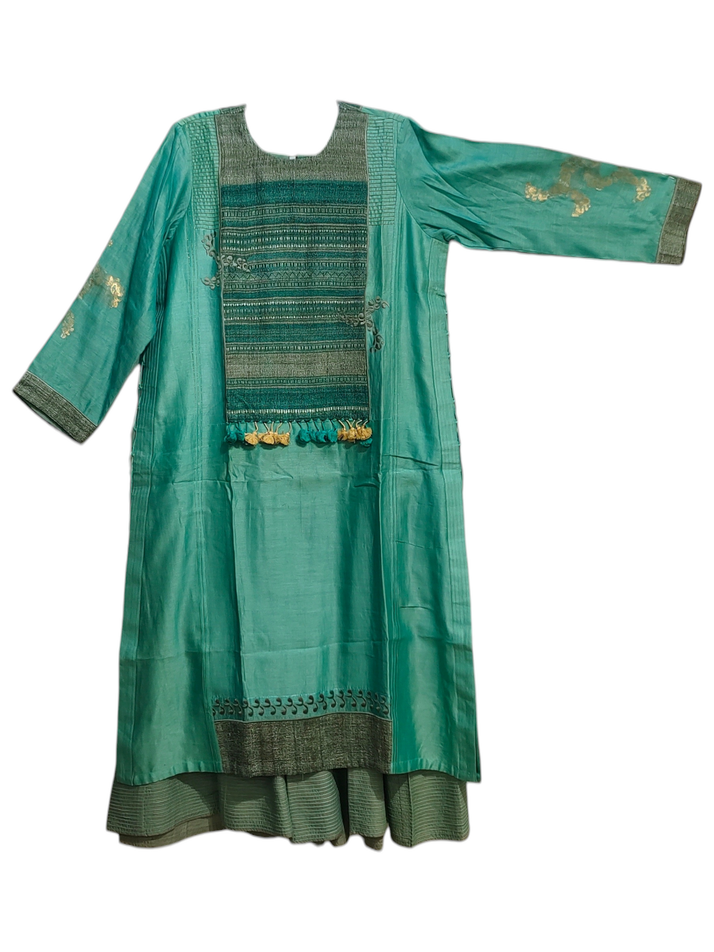 Stitched long Bhujodi dress