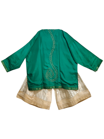 Stitched Formal tunic plazzo set