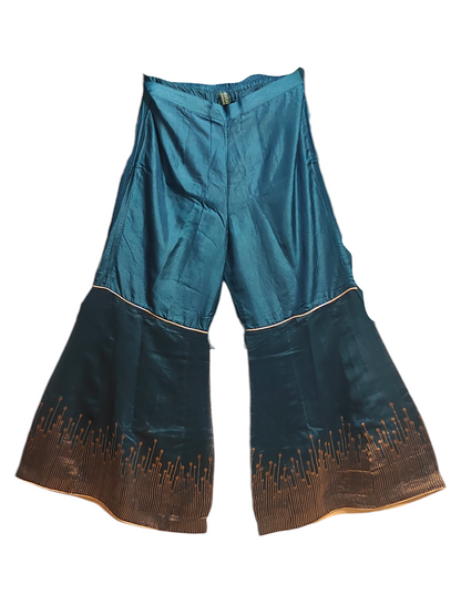 Formal chanderi Embroidered Palazzo pant