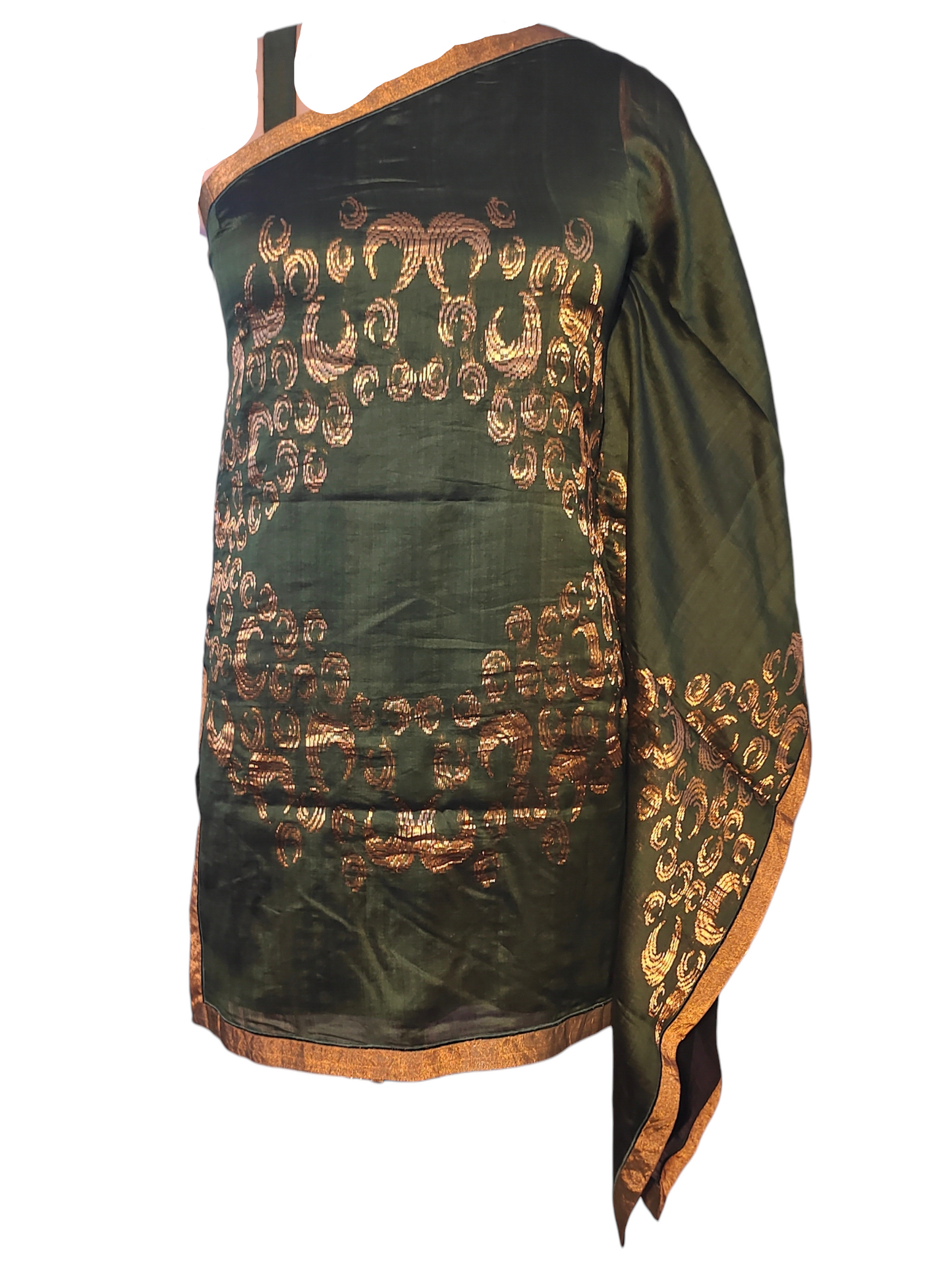 Indowestern chanderi formal coordset