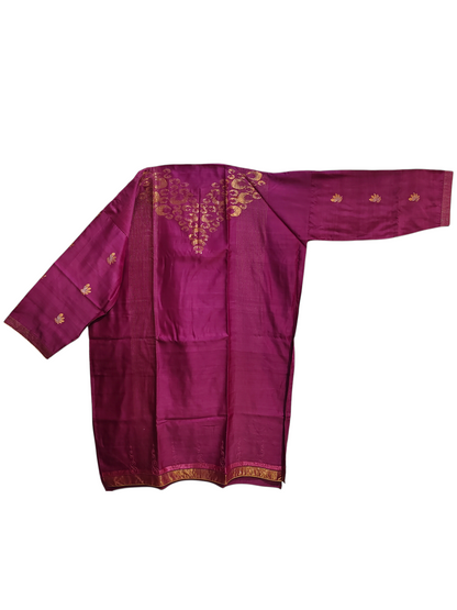 Semi Stitched Formal Chanderi Suitset