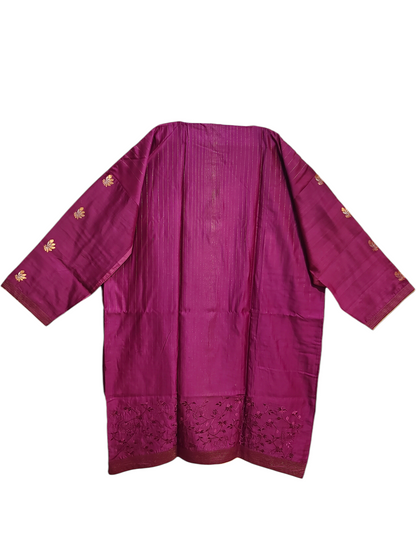 Semi Stitched Formal Chanderi Suitset