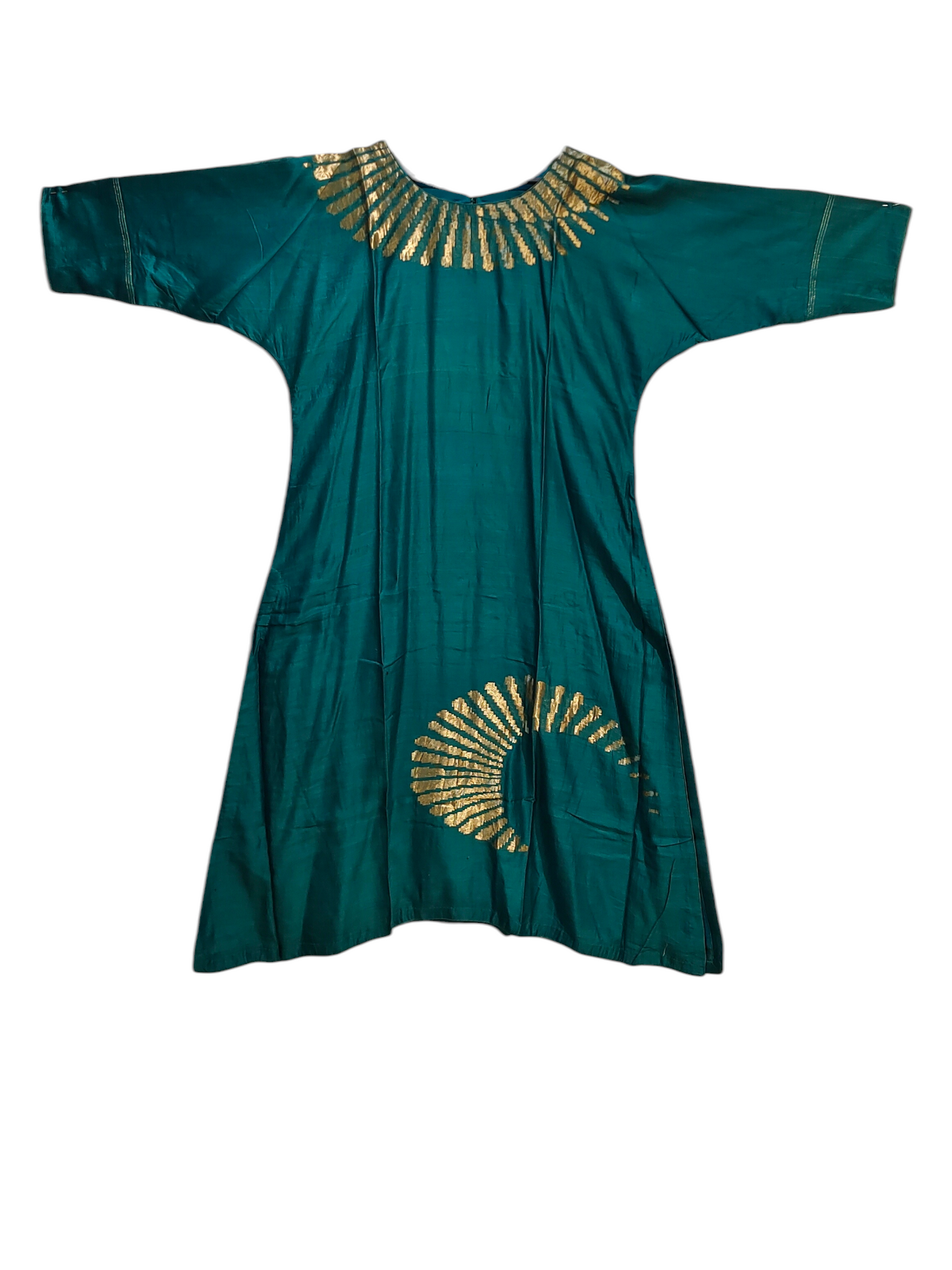 Indowestern chanderi formal dress- Ready size 42