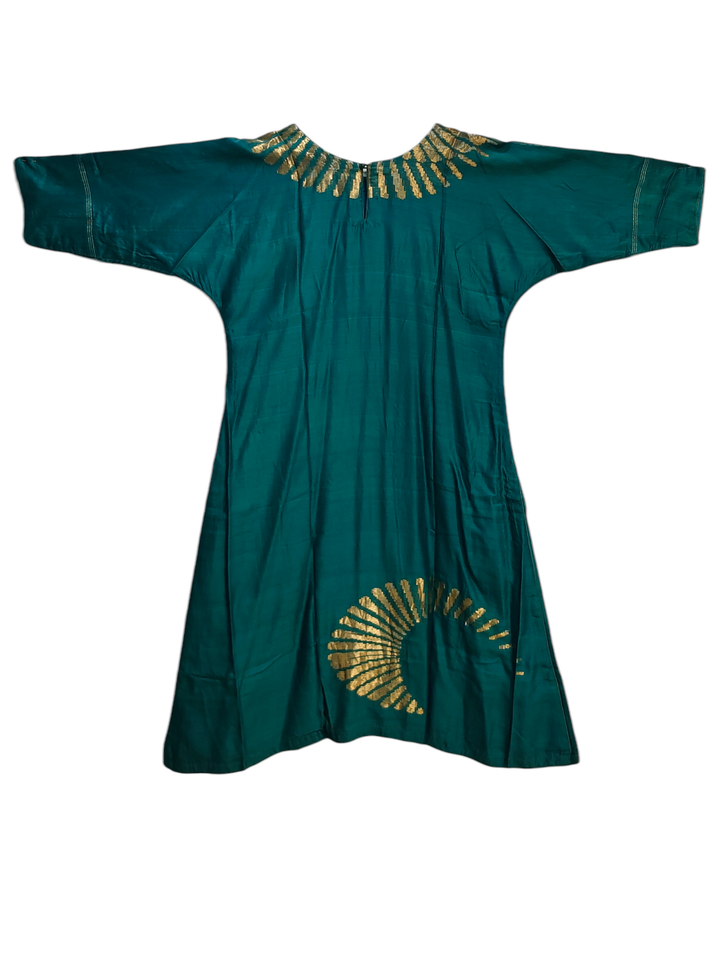 Indowestern chanderi formal dress- Ready size 42