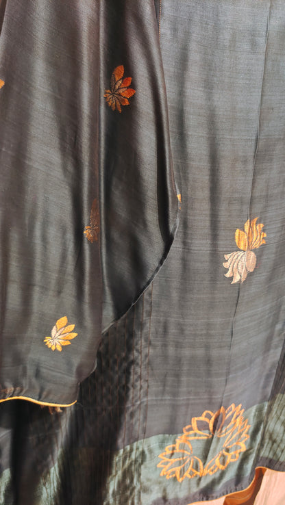 Semi Stitched Formal Chanderi Kurta