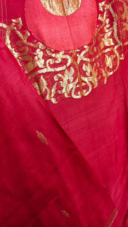 Semi Stitched Formal Chanderi Kurta