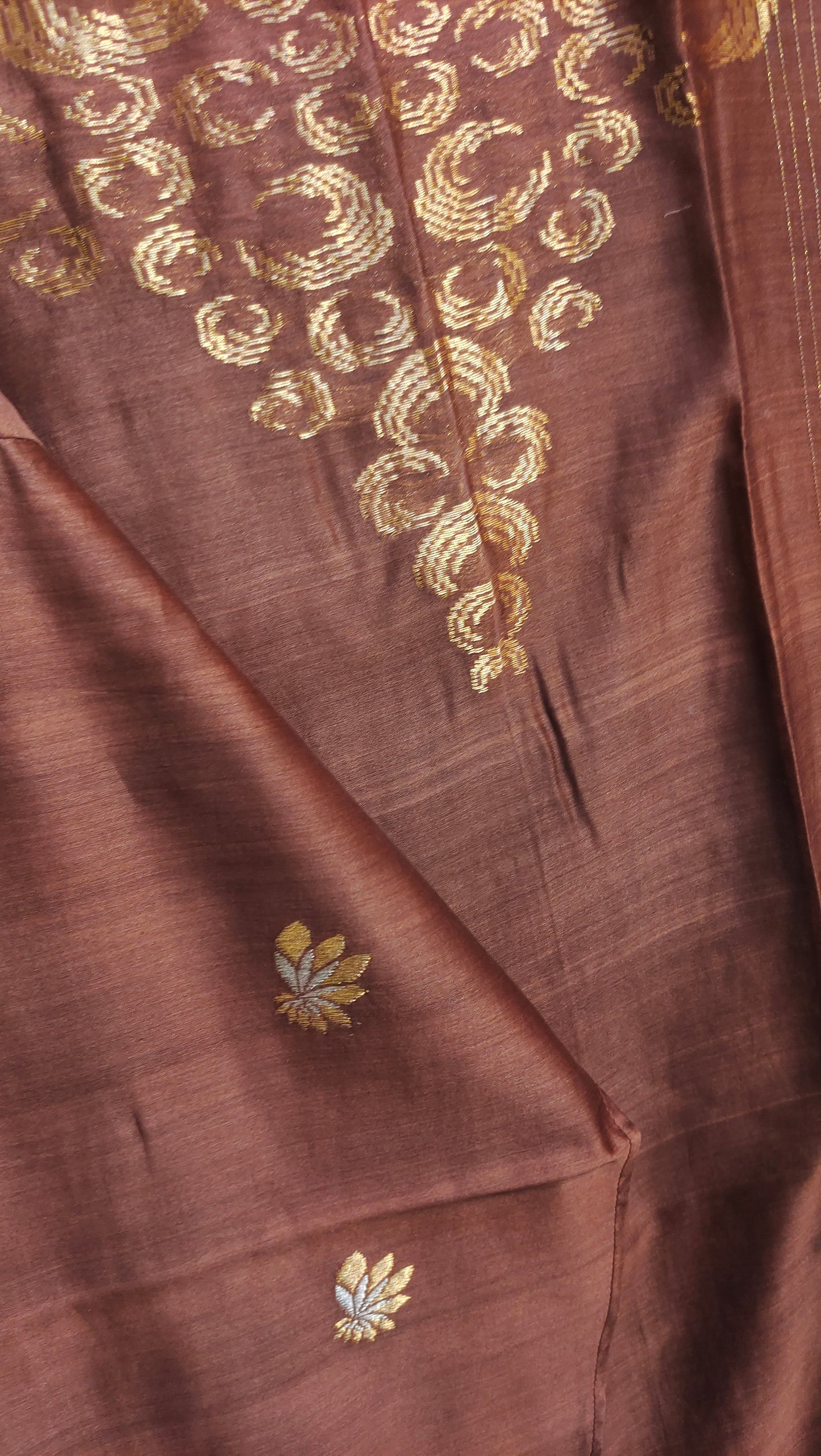 Semi Stitched Formal Chanderi Kurta