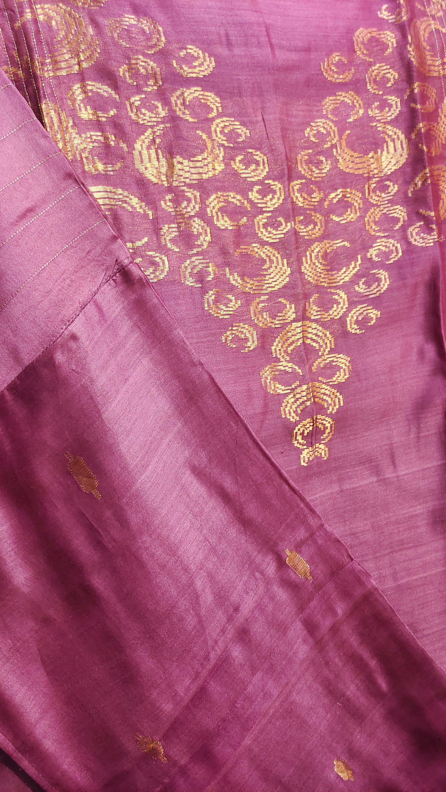 Semi Stitched Formal Chanderi Kurta