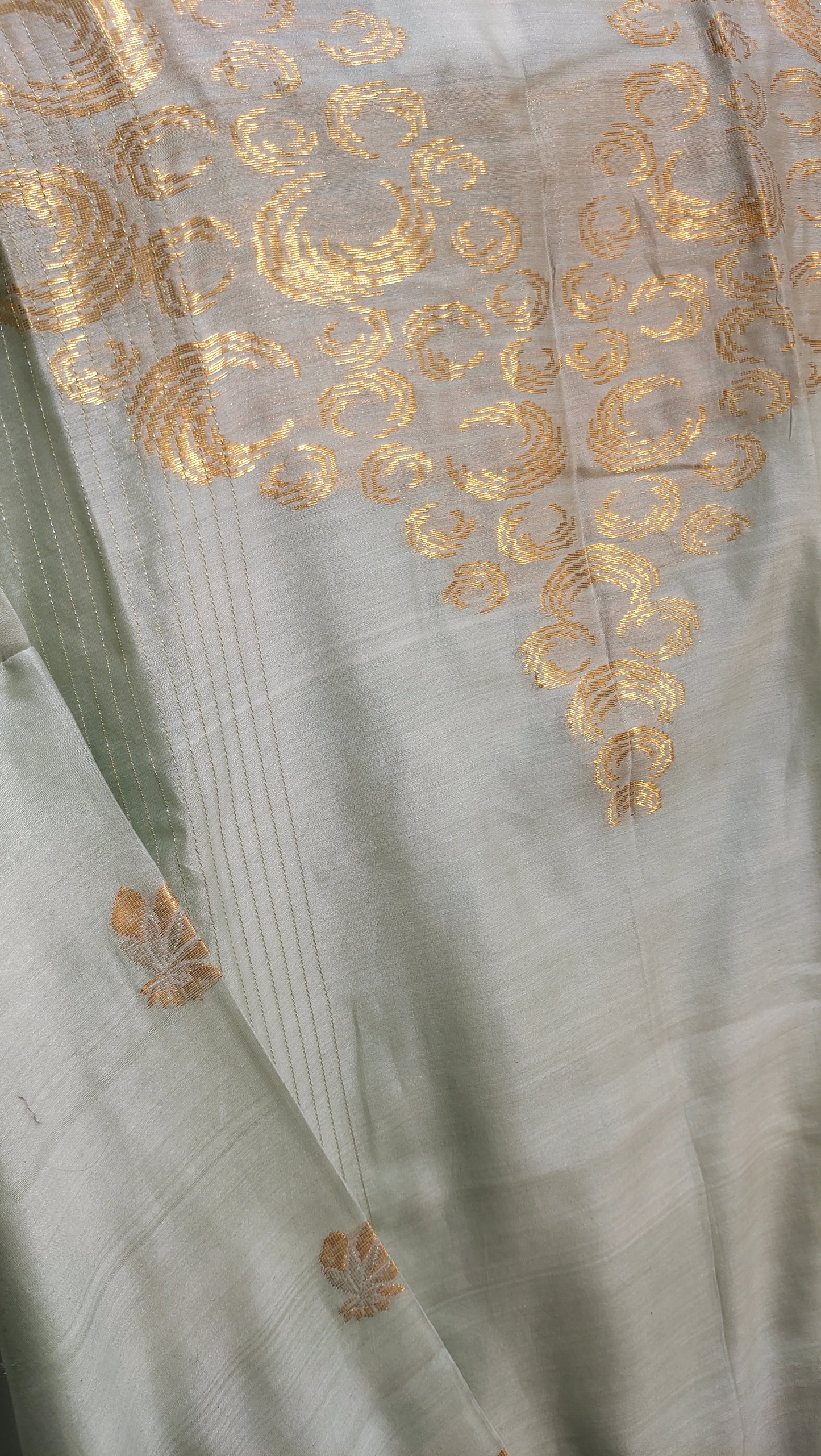 Semi Stitched Formal Chanderi Kurta