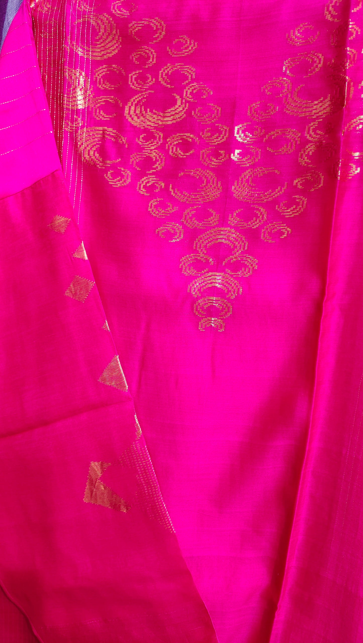 Semi Stitched Formal Chanderi Kurta