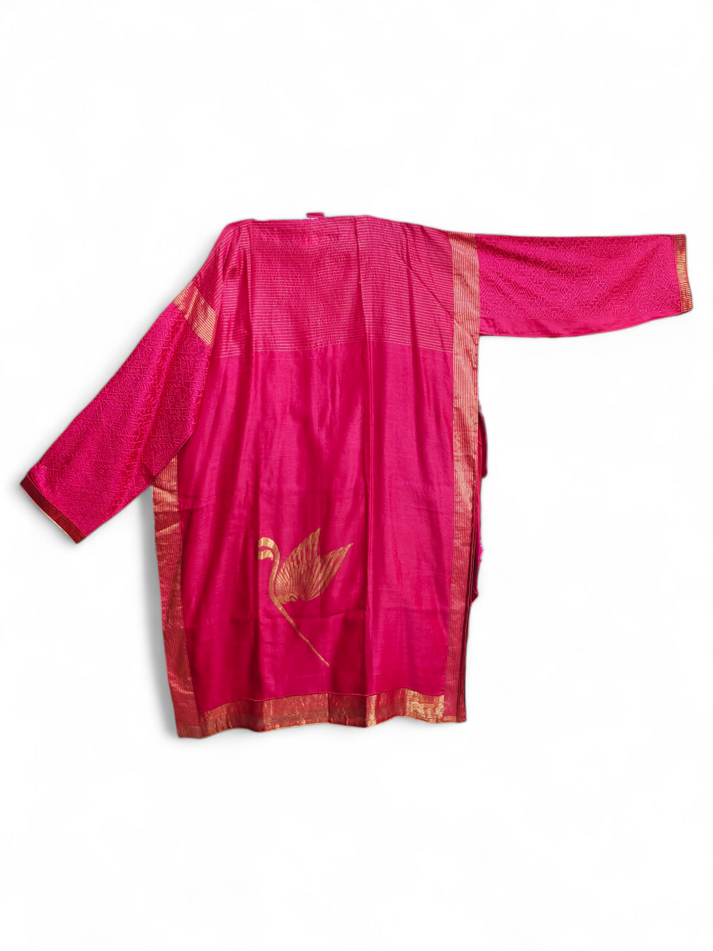 Semi Stitched Formal Chanderi Kurta