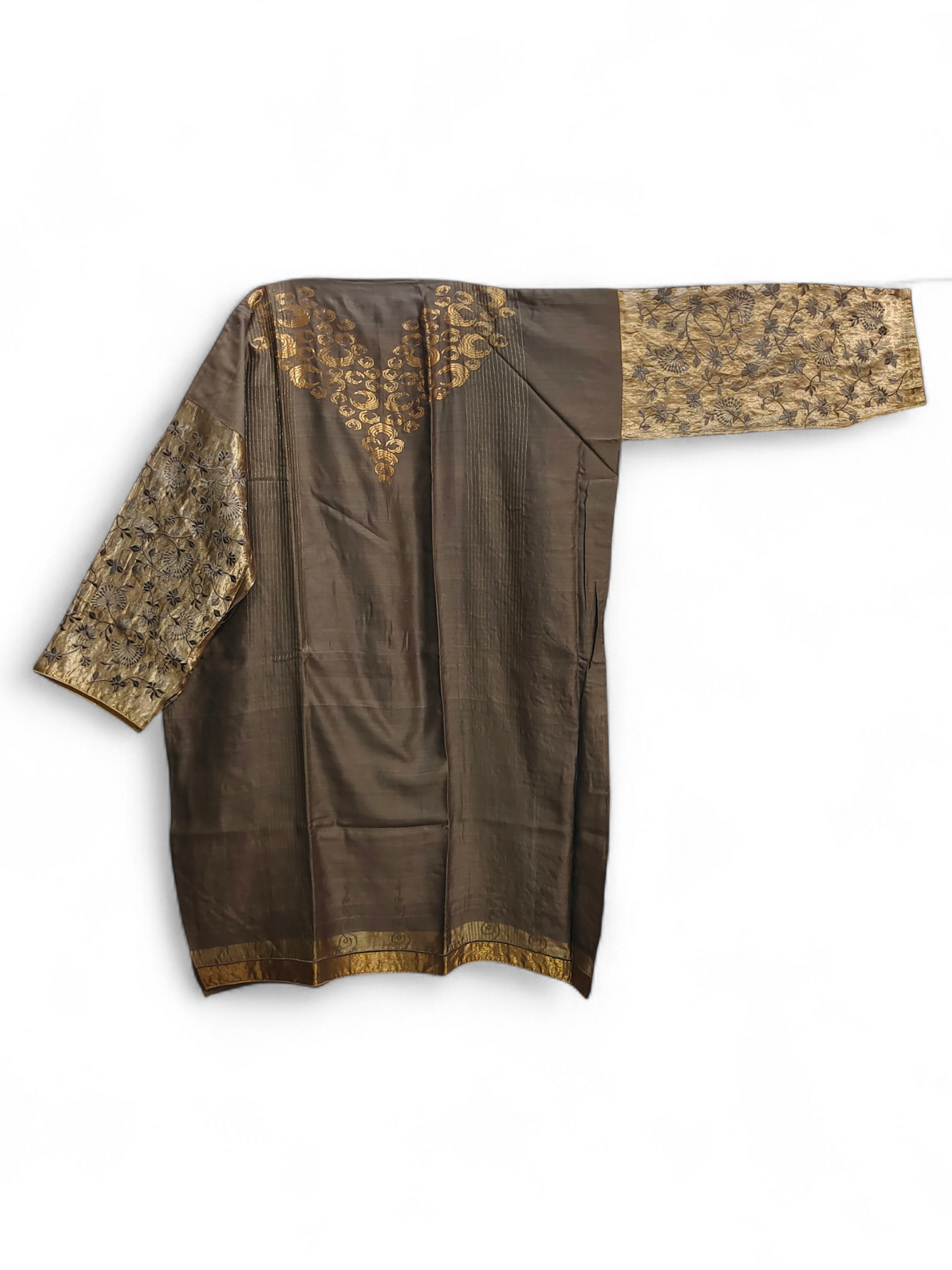 Semi Stitched Formal chanderi Suitset