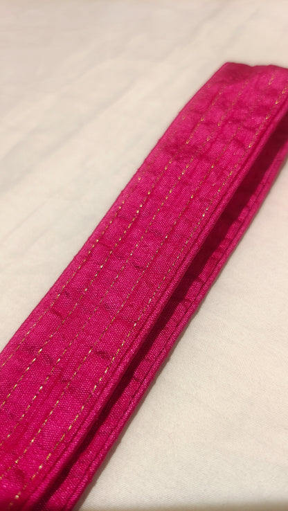 Rani Banarasi Potli Bag with Gold Zari