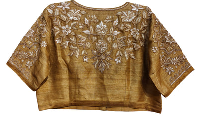 Formal Silk Paisley Zardozi saree
