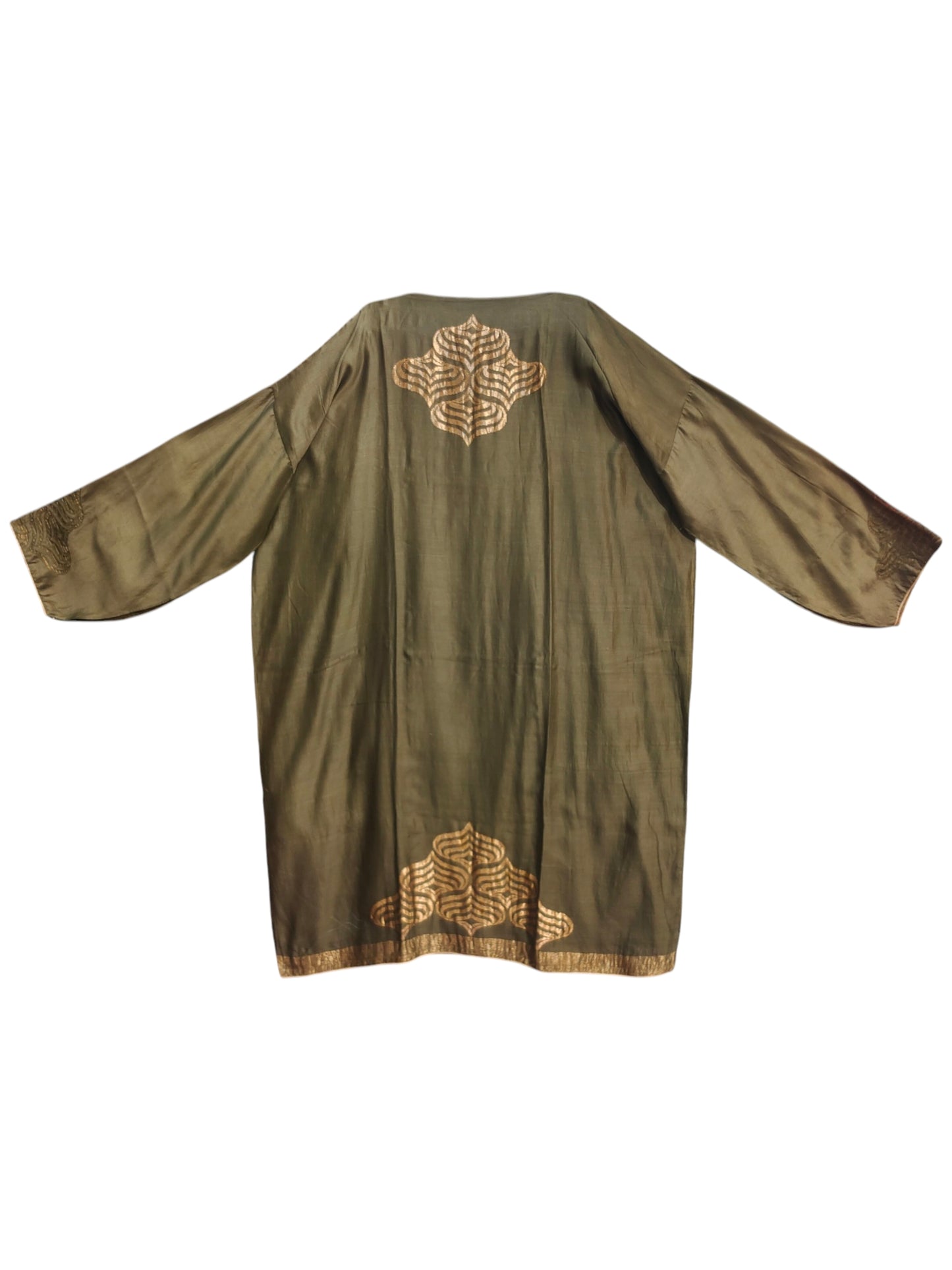 Semi Stitched Chanderi Formal Suitset