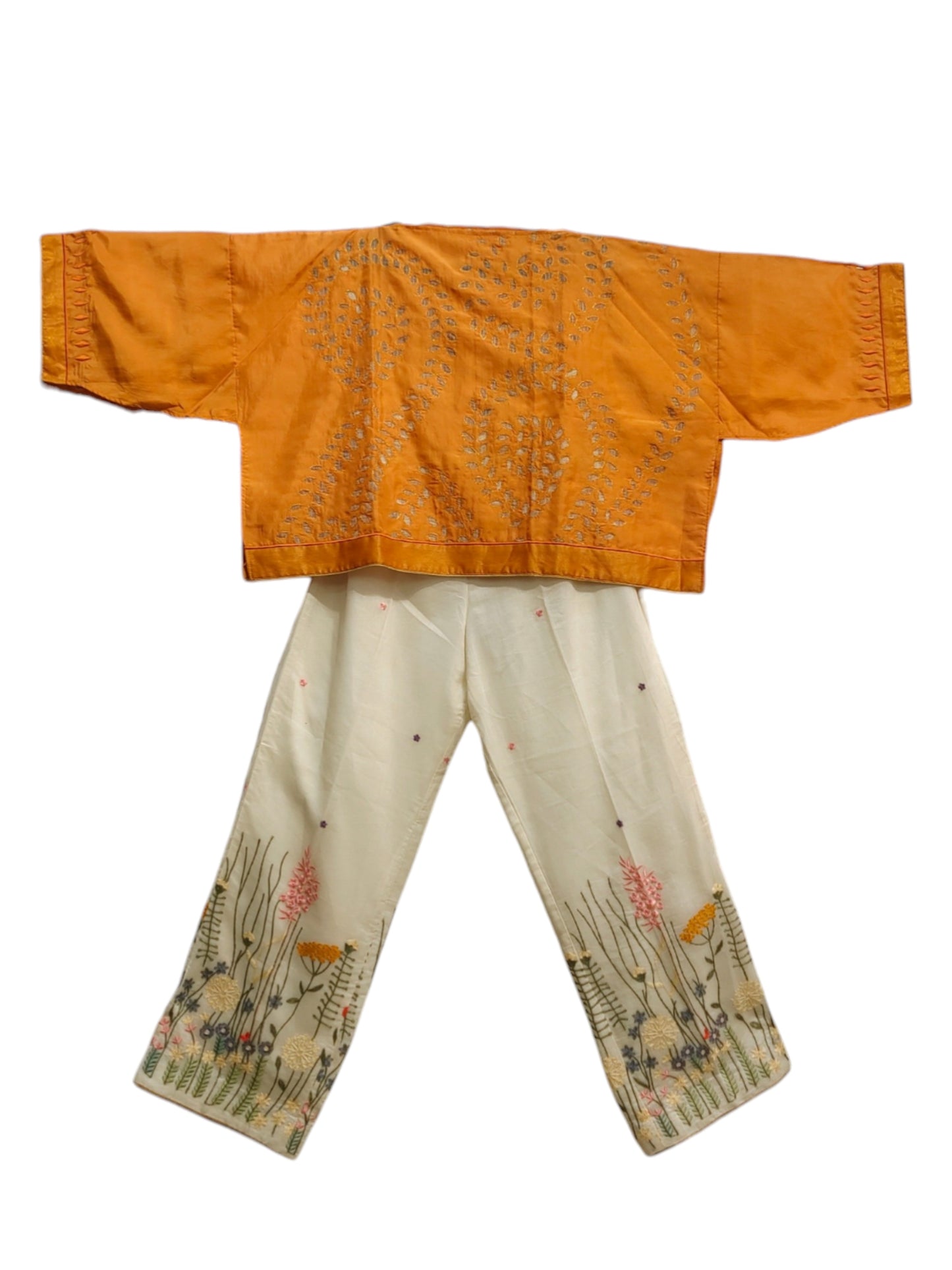 Indowestern chanderi formal coordset