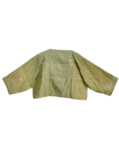 Indowestern chanderi formal coordset
