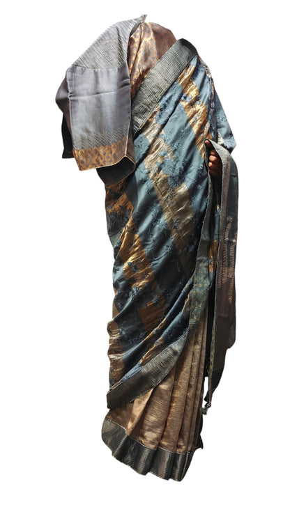 Formal Chanderi gota marodi embroidered Saree