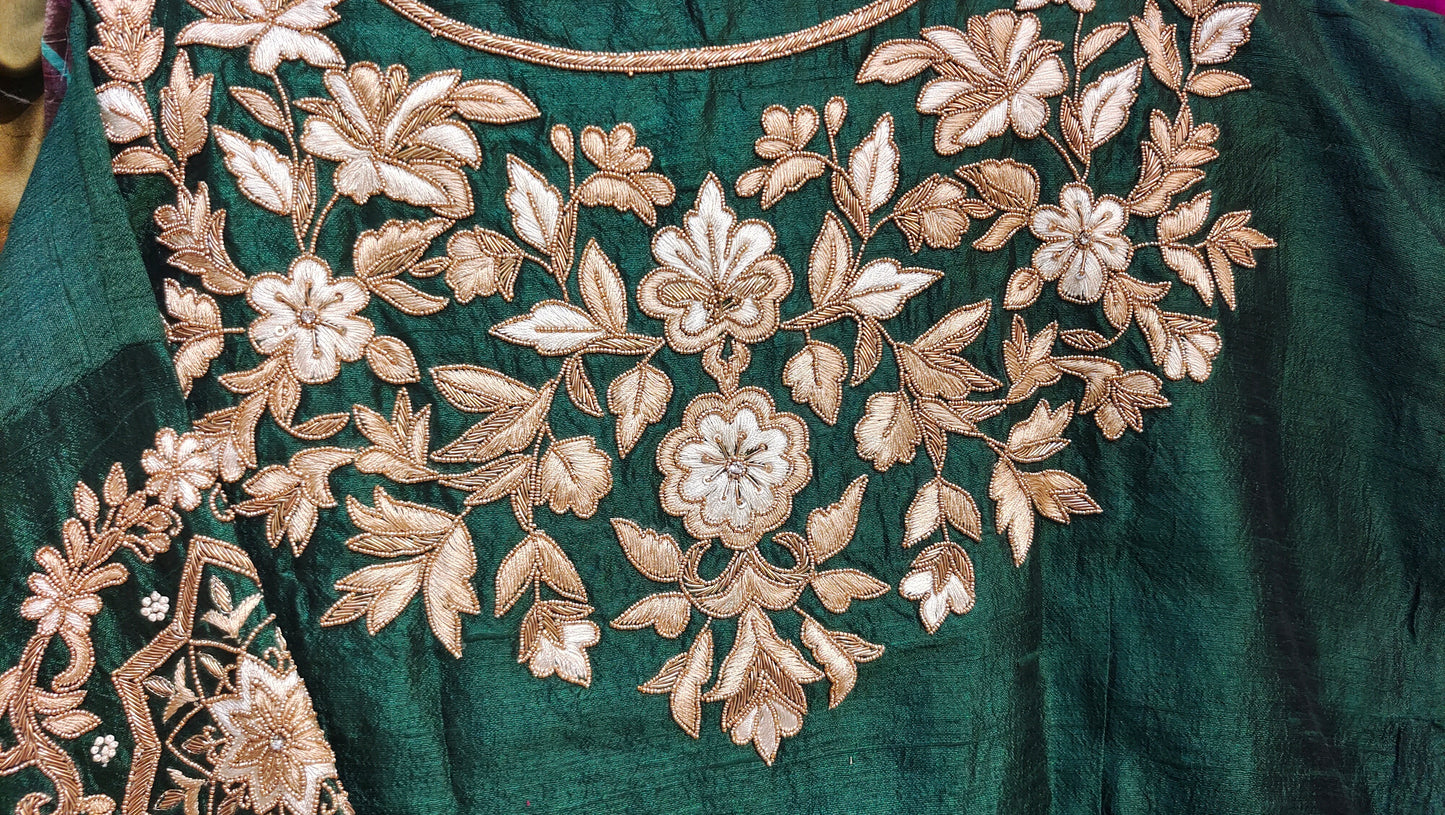 Semi stitched Formal Skirtset