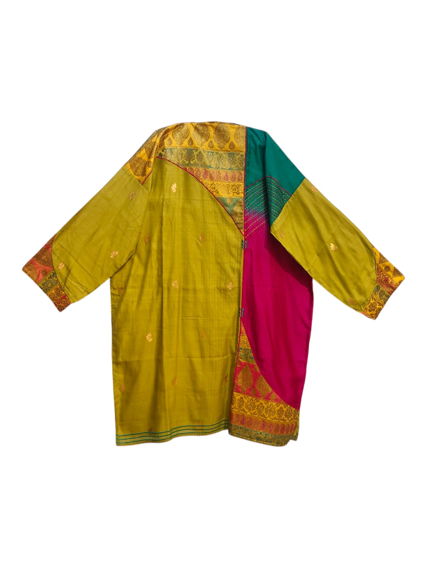 Semi Stitched Chanderi Formal Suitset