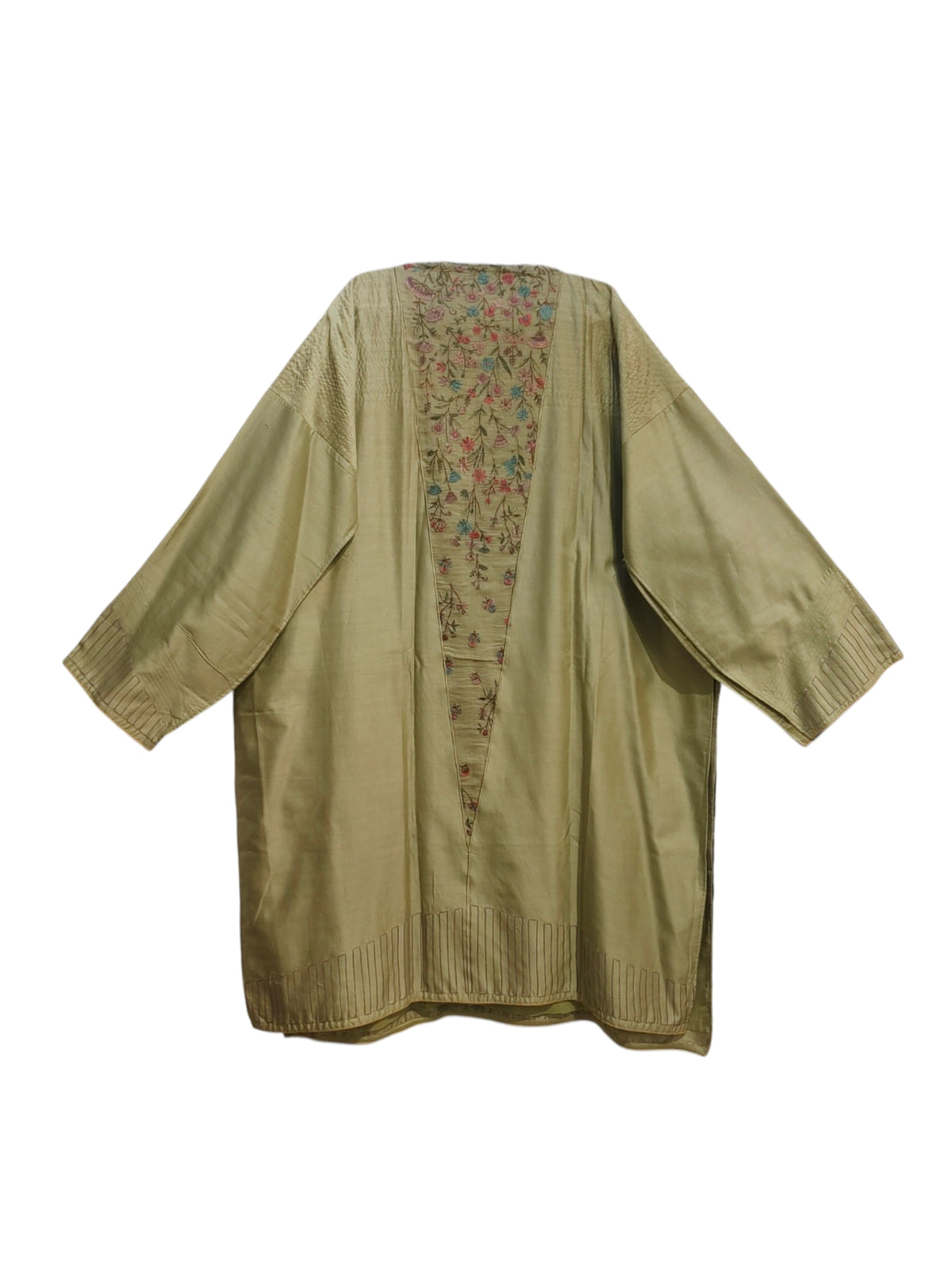 Semi Stitched Chanderi  Formal kurta