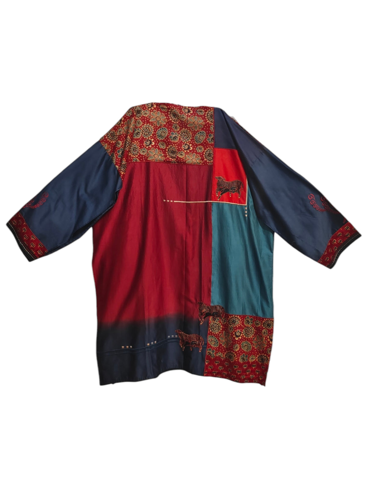 Semi Stitched Chanderi  Formal kurta
