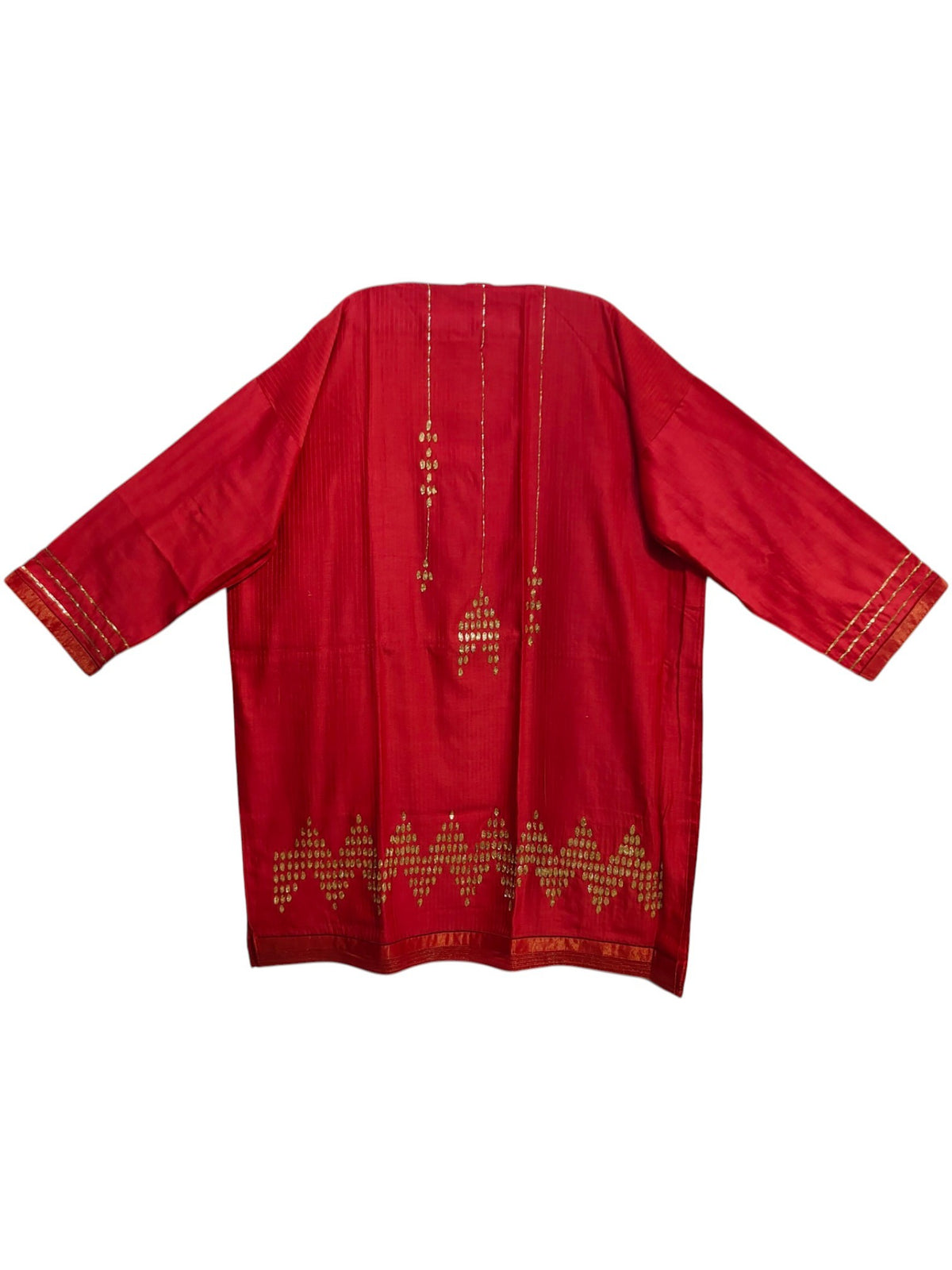 Semi Stitched Chanderi  Formal kurta