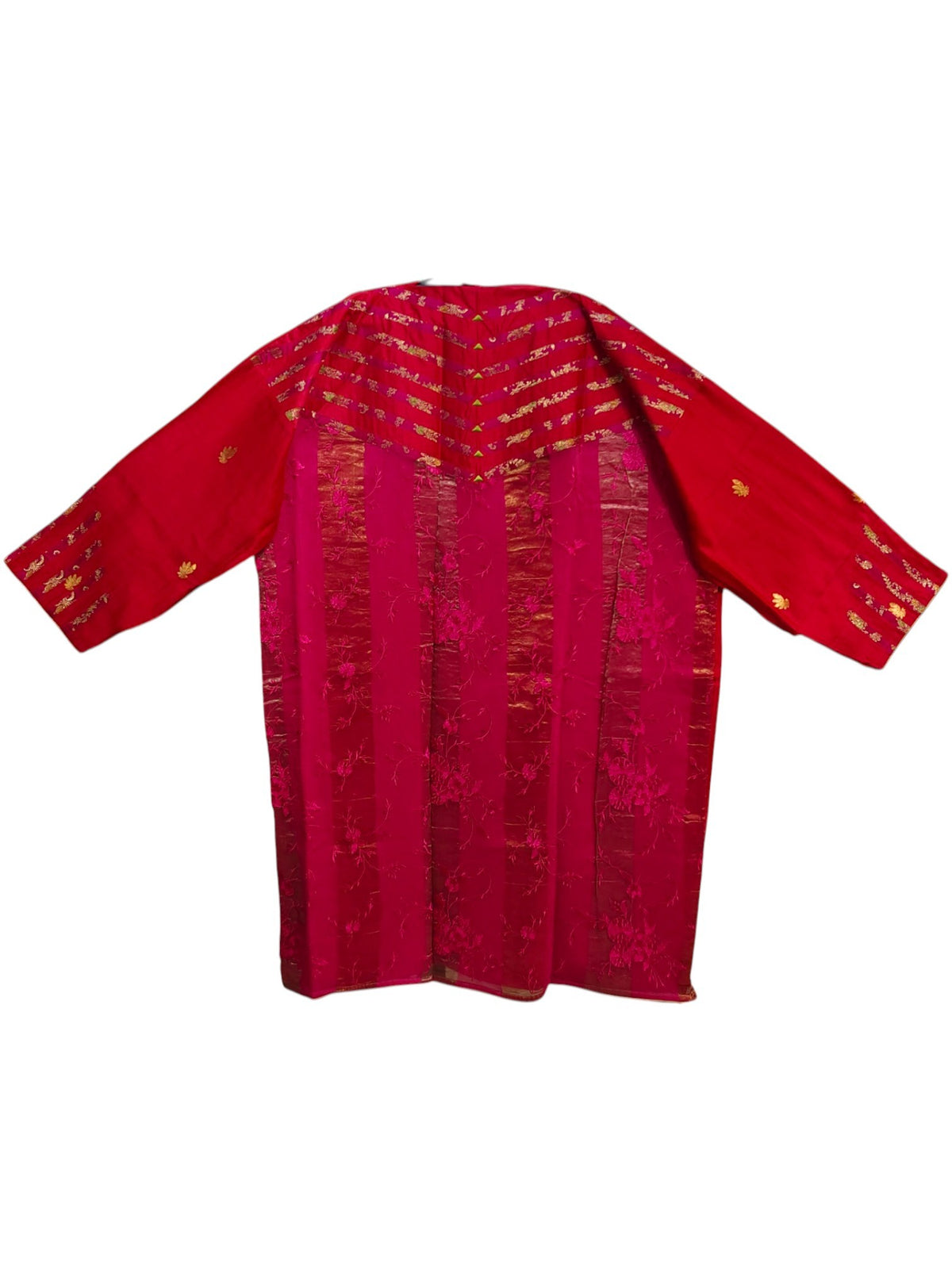 Semi Stitched Chanderi  Formal kurta