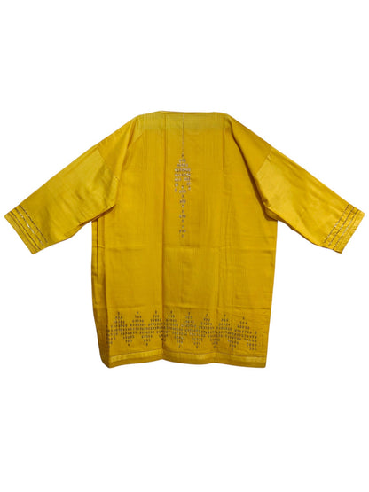 Semi Stitched Chanderi  Formal kurta
