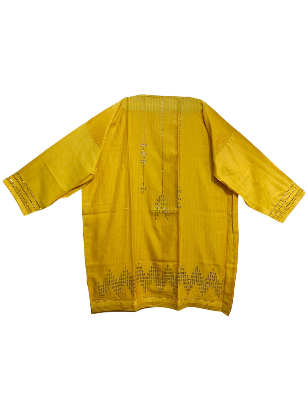 Semi Stitched Chanderi  Formal kurta