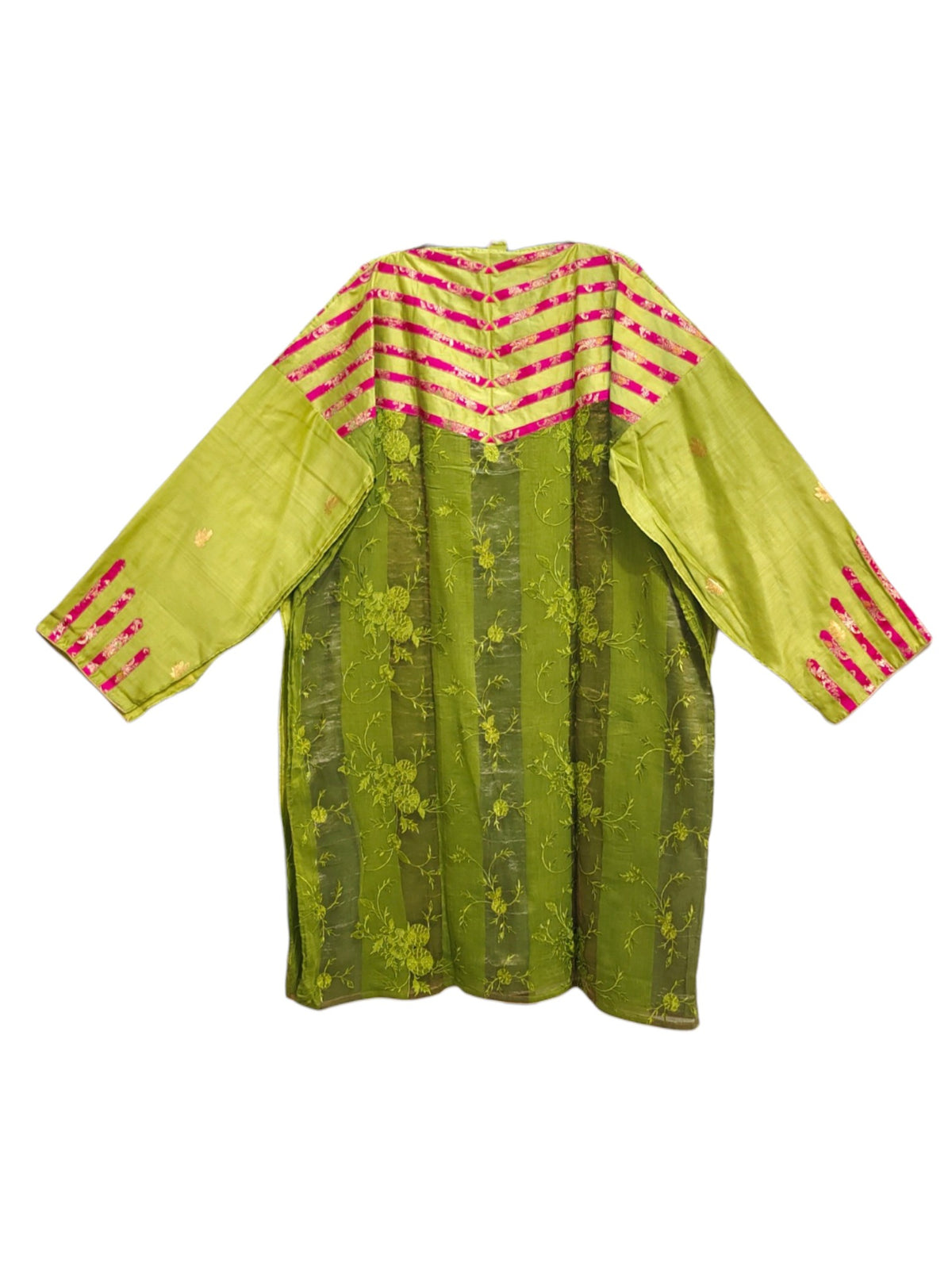Semi Stitched Chanderi Formal Suitset