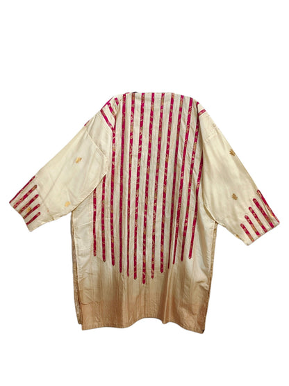 Semi Stitched Chanderi  Formal kurta