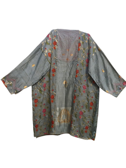 Semi Stitched Chanderi  Formal kurta