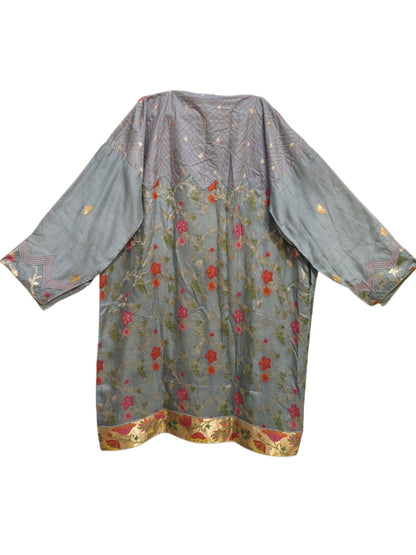 Semi Stitched Chanderi Formal Suitset