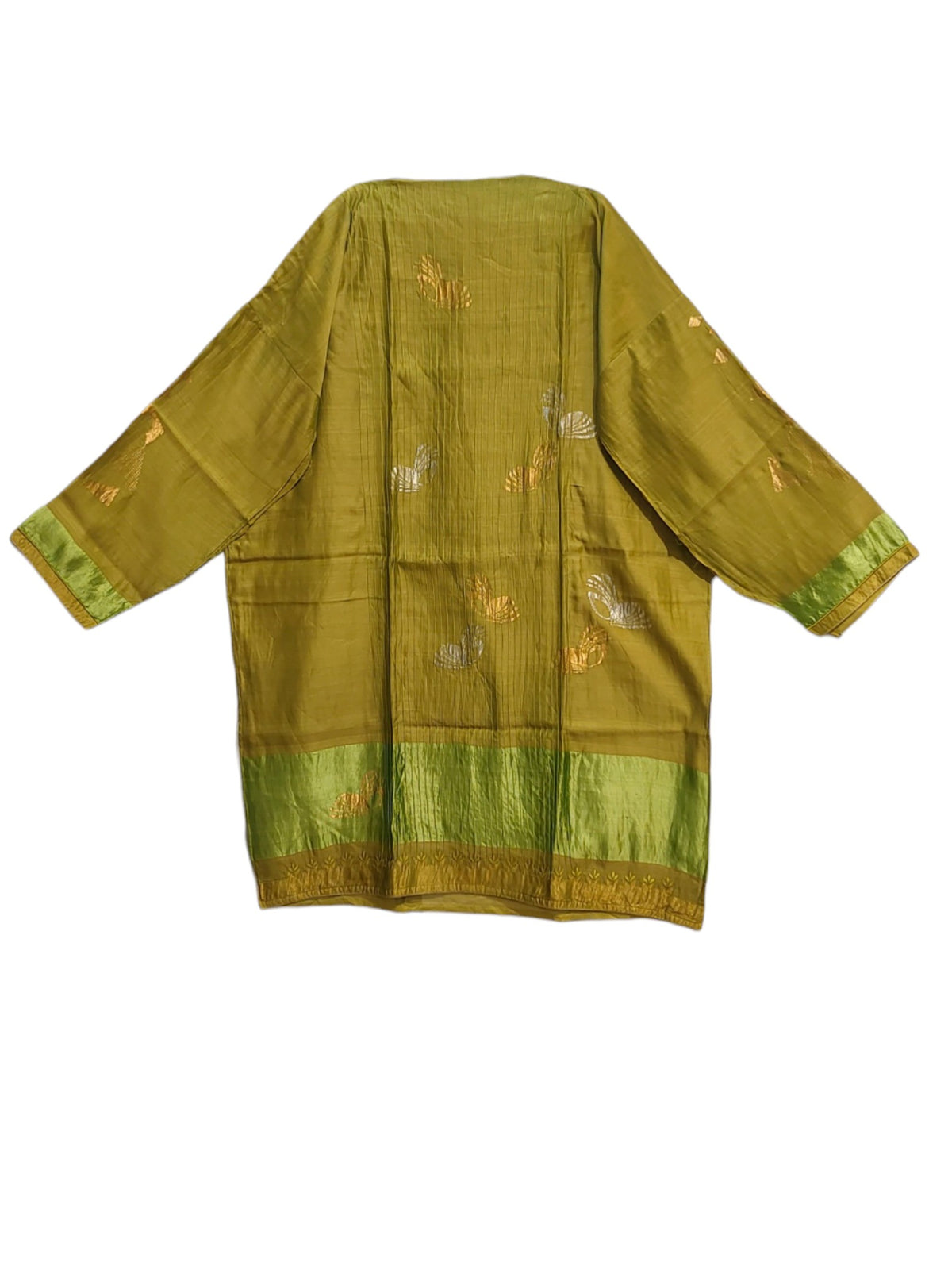 Semi Stitched Chanderi Formal Suitset