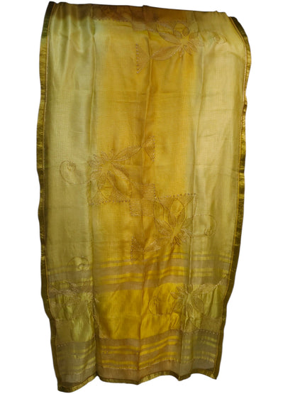 Semi Stitched Chanderi Formal Suitset