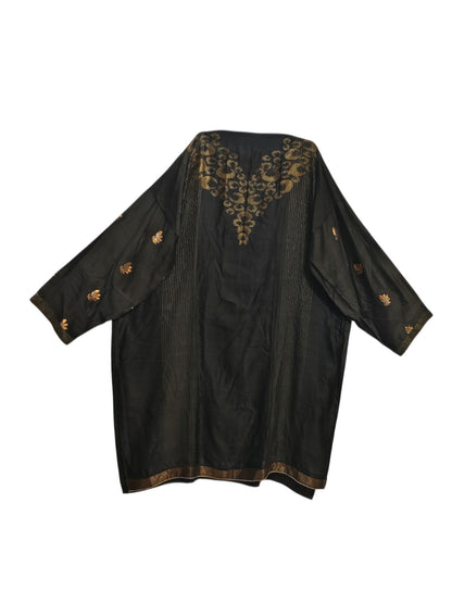 Semi Stitched Chanderi Formal Suitset