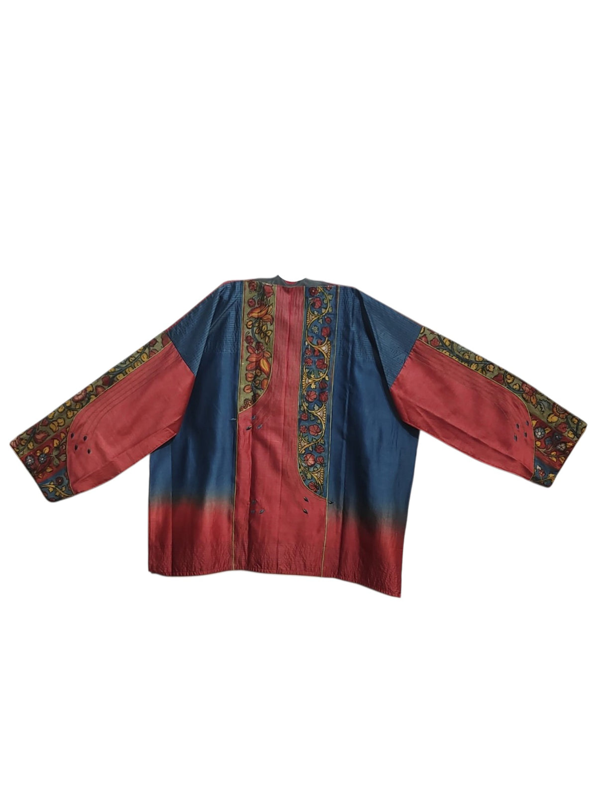 Semi Stitched Chanderi Kalamkari Short Tunic