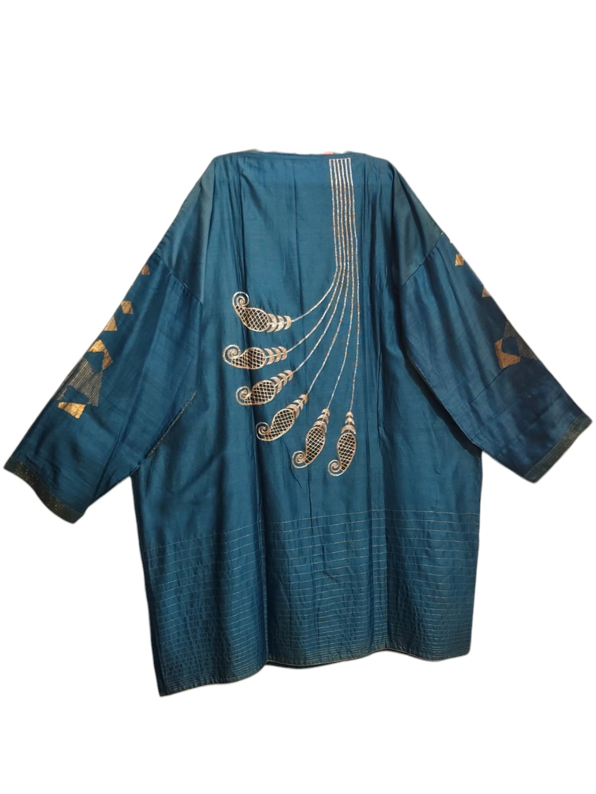 Semi Stitched Chanderi Formal Suitset