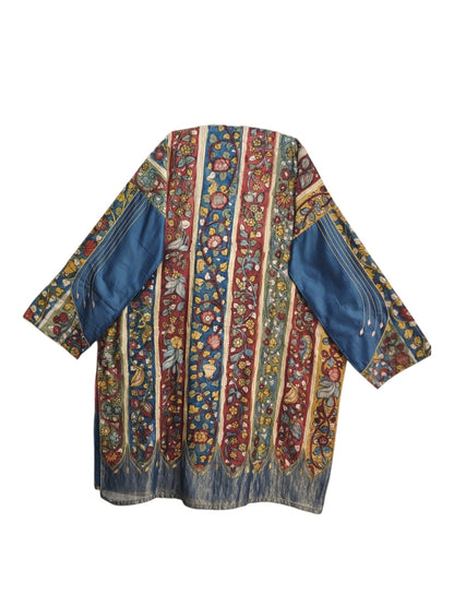 Semi Stitched Chanderi Formal Suitset