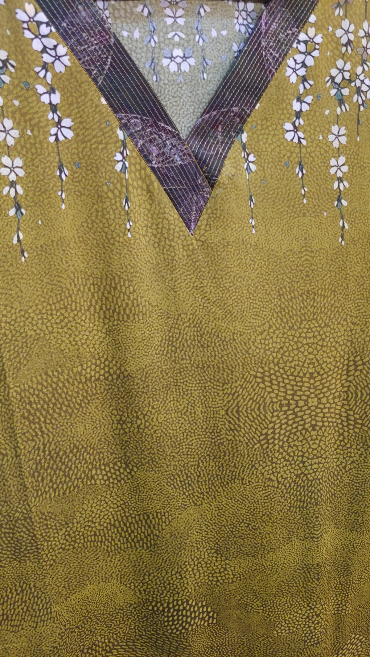 Stitched Cotton mudal Digital Printed Kaftan
