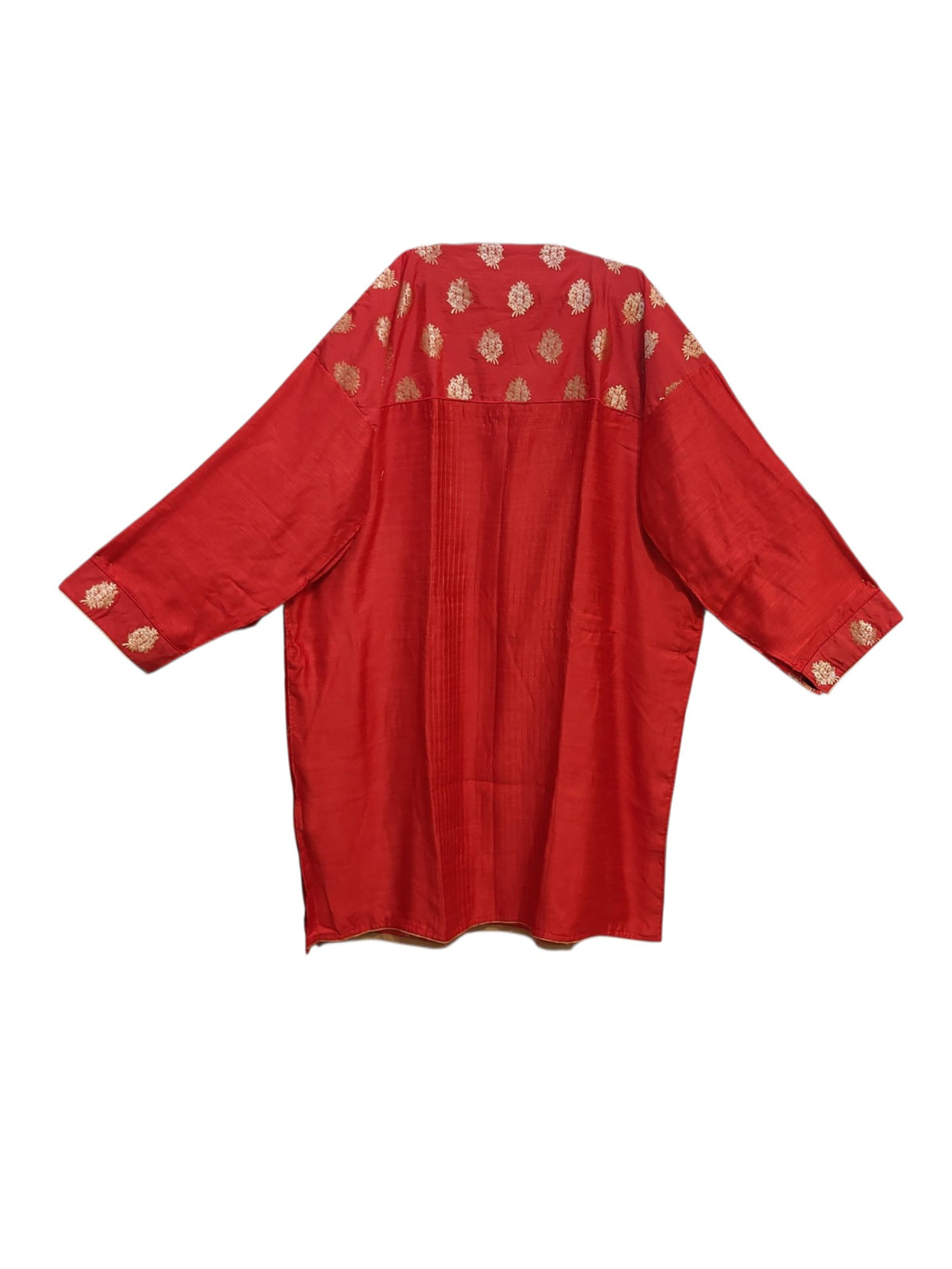 Semi Stitched Chanderi Formal Suitset