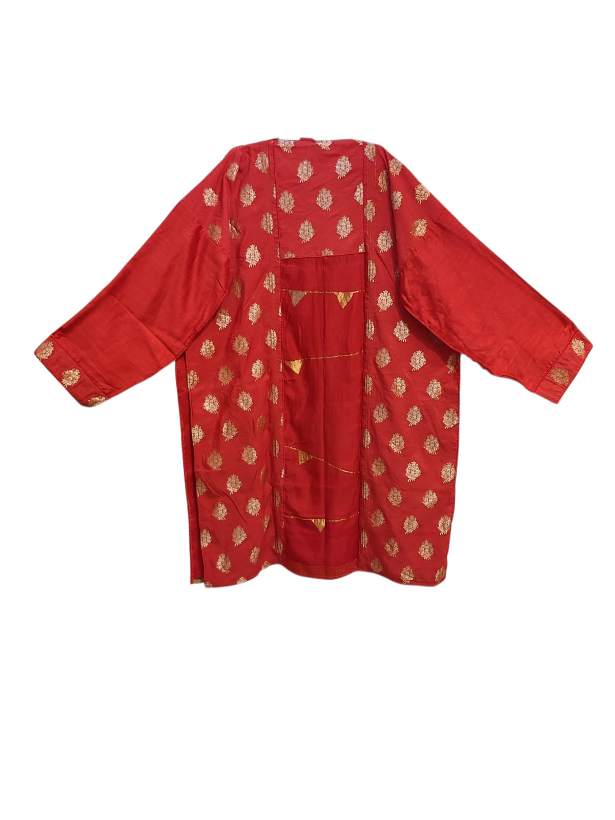 Semi Stitched Chanderi Formal Suitset