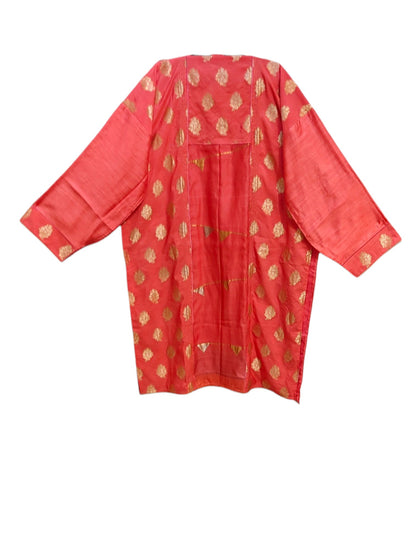 Semi Stitched Chanderi Formal Suitset