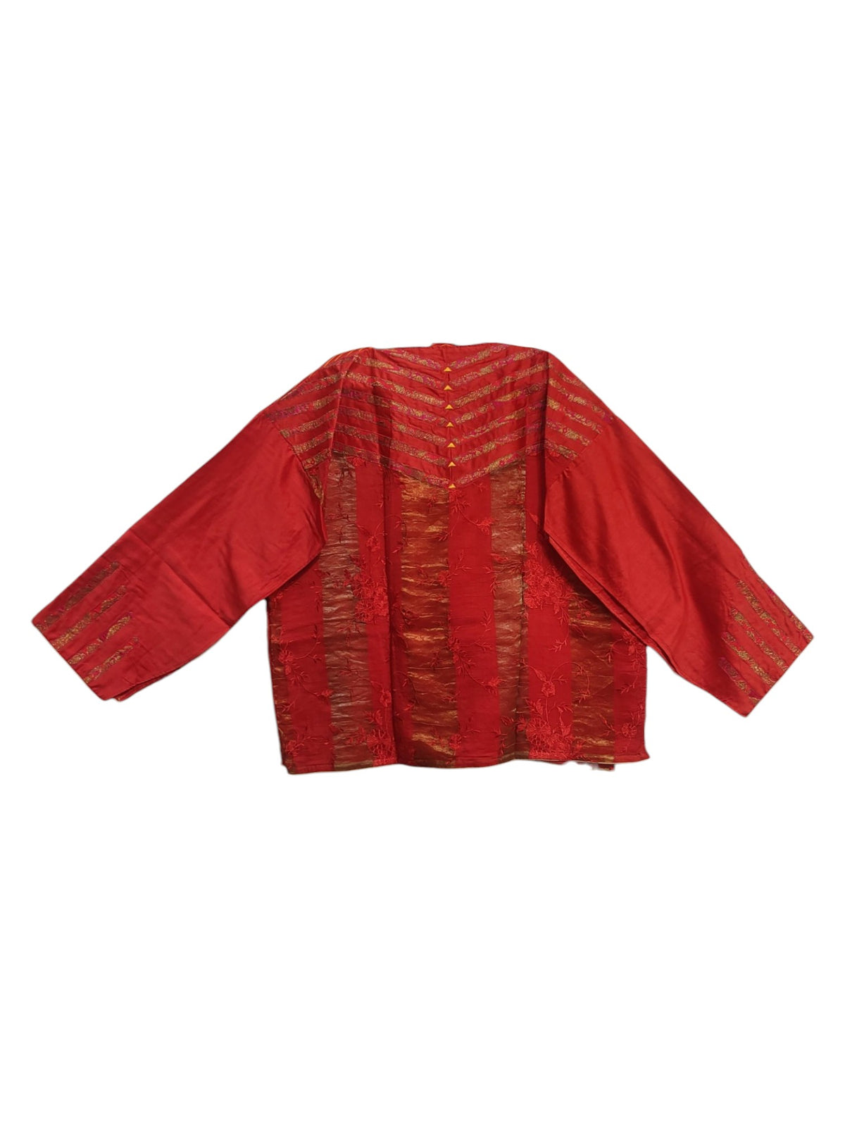 SemiStitched Chanderi Zari Woven Tunic