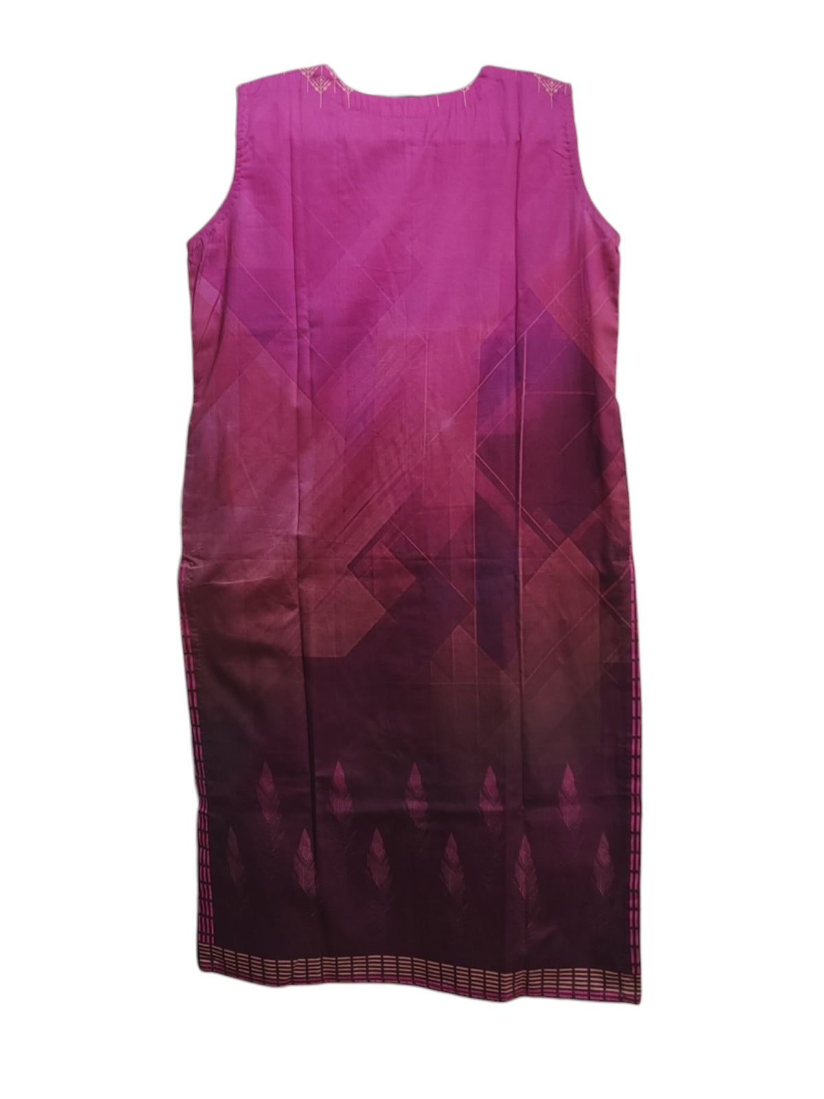 Stitched Chanderi Sleevesless Kurta With Jacket
