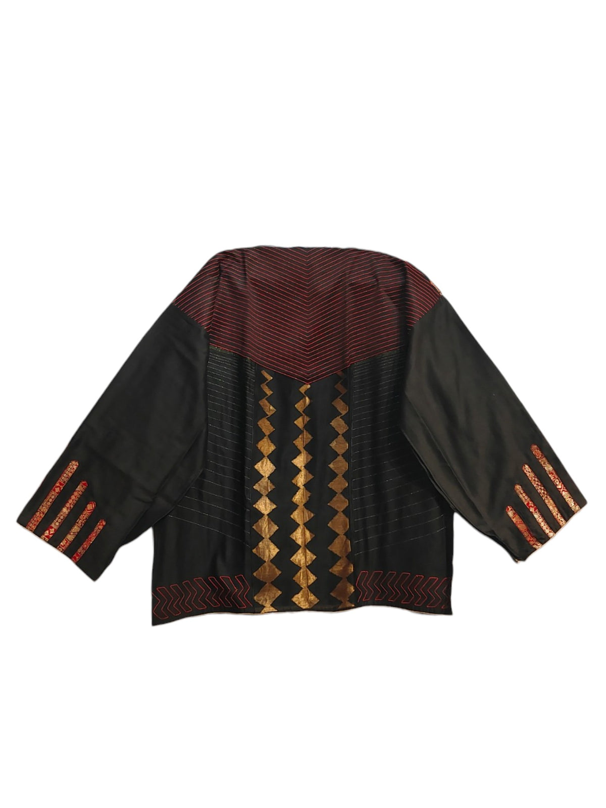 SemiStitched Chanderi Zari Woven Tunic